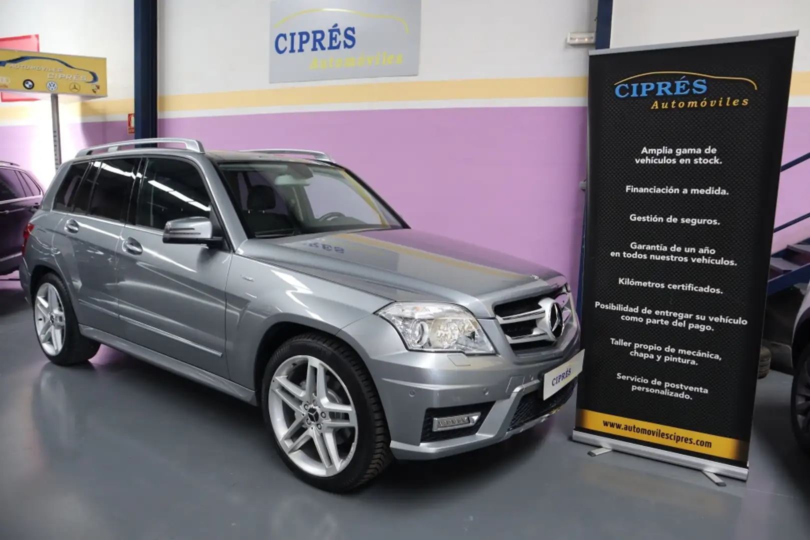 Mercedes-Benz GLK 220 220CDI BE 4M Aut. Gris - 1