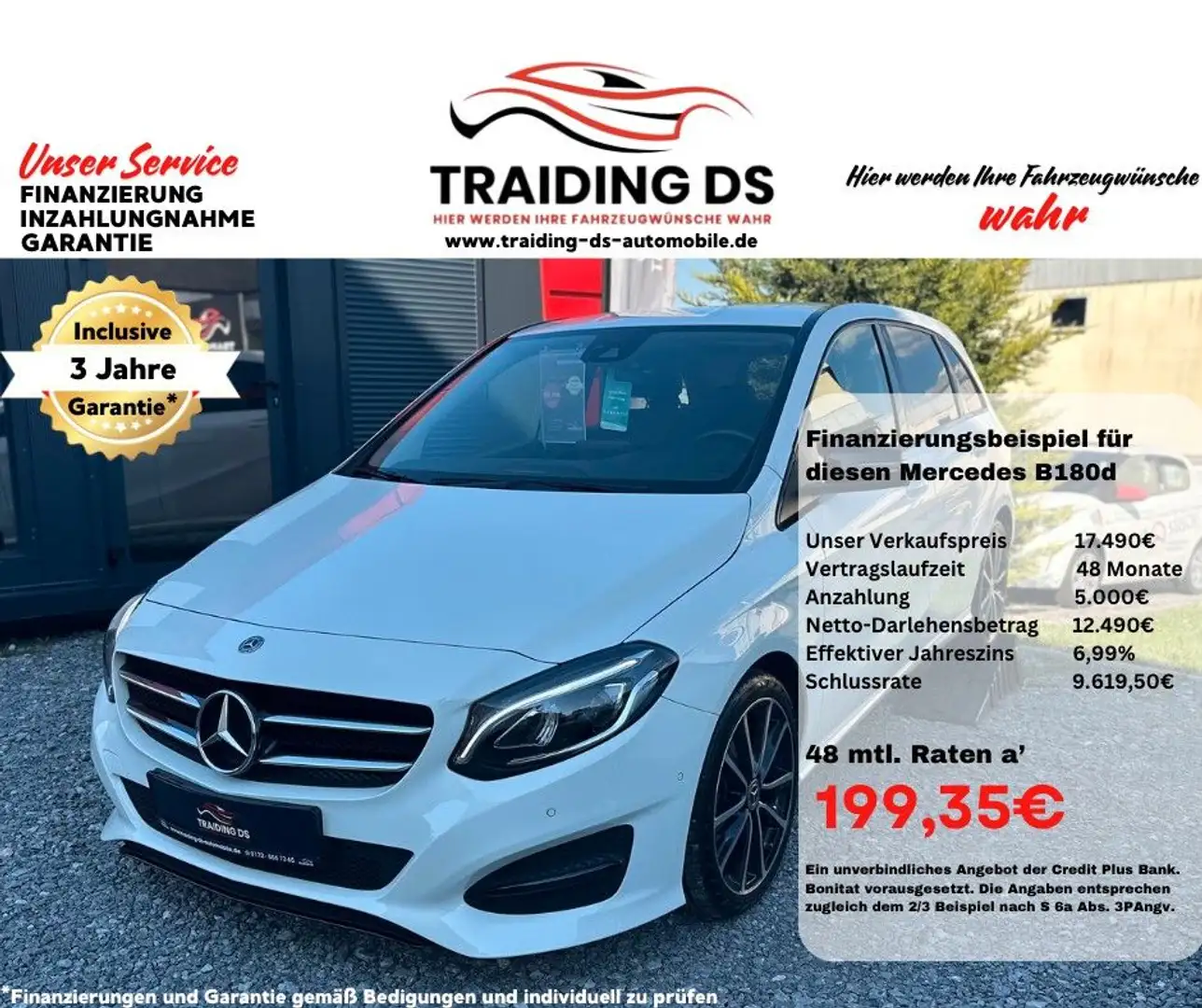 Mercedes-Benz B 180 CDI / LED / TOP ZUSTAND / 3 JAHRE GARANTIE Wit - 1