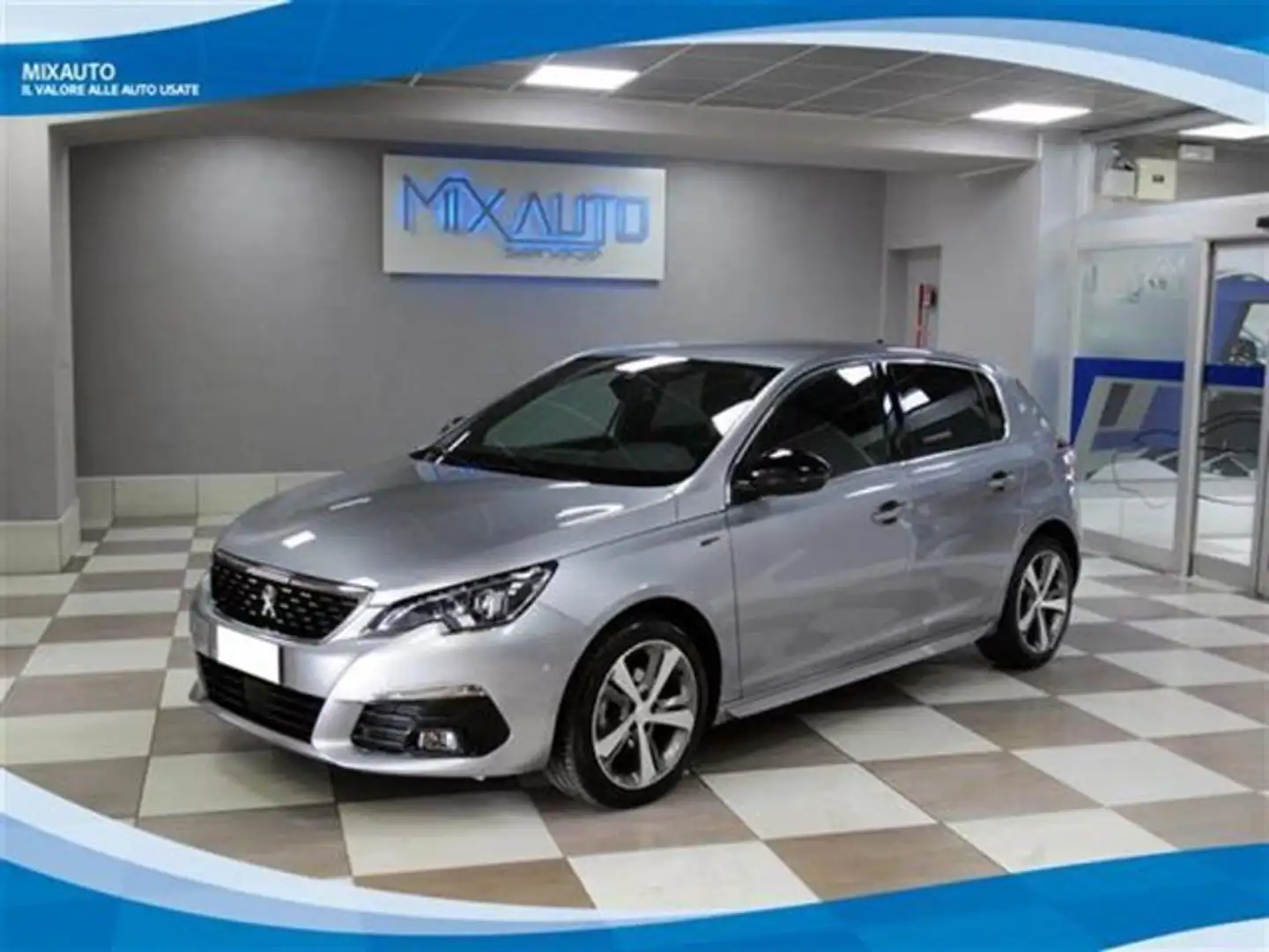 Peugeot 308 1.2 PureTech 130cv GT Line EAT8 EU6 Argent - 1