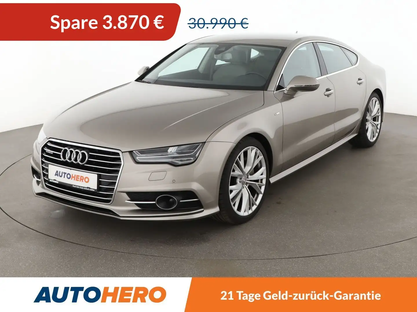 Audi A7 3.0 V6 TDI quattro Aut.*NAVI*LED*ACC*CAM*PDC* Grau - 1