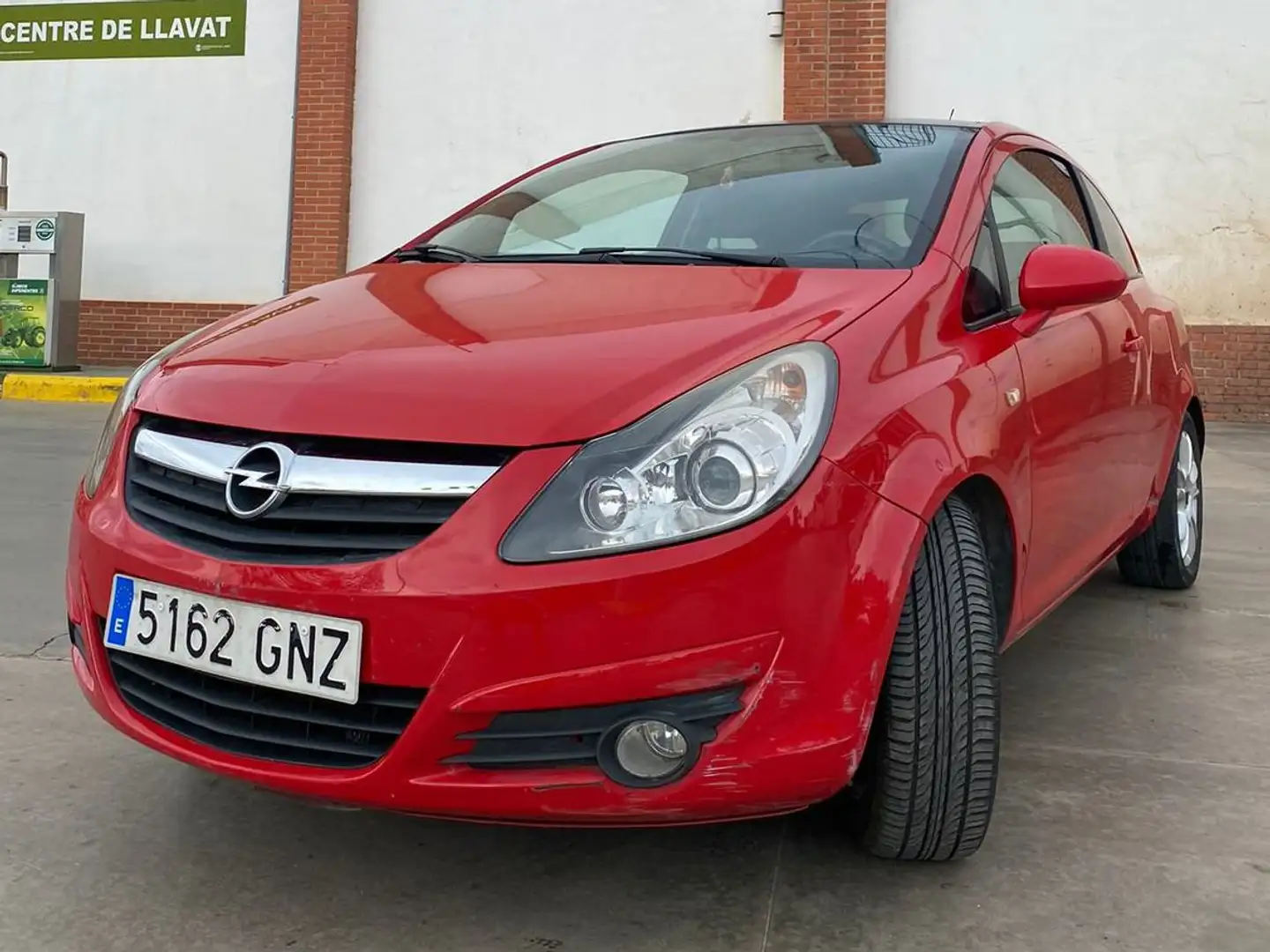 Opel Corsa 1,3 CDti 90 cv Rojo - 1