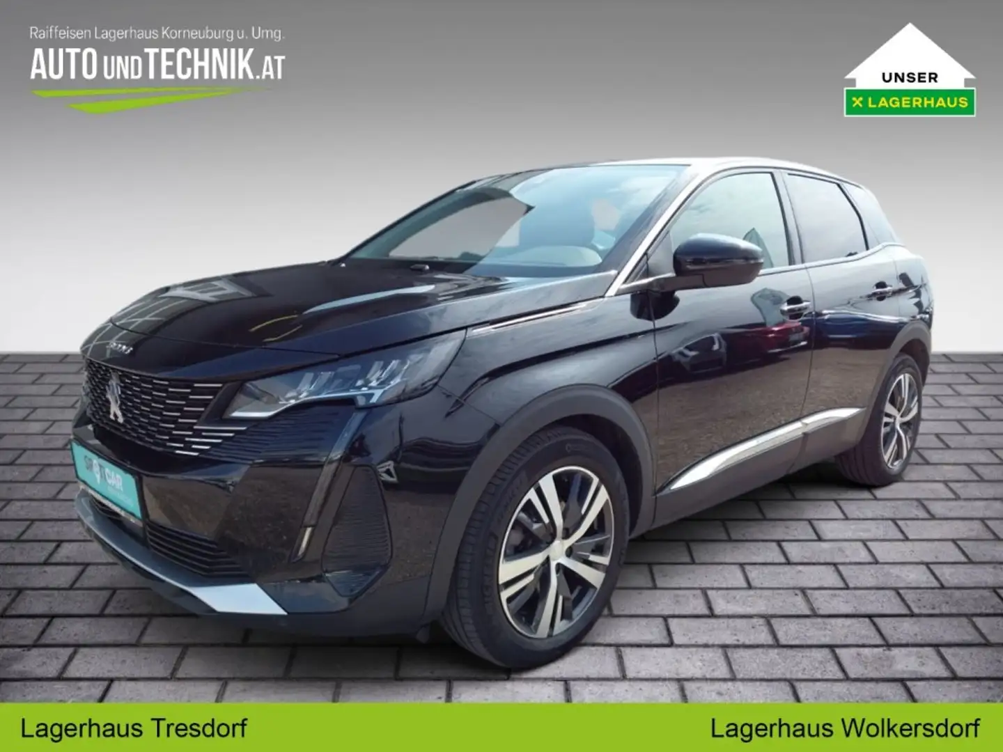 Peugeot 3008 Allure PK PT 130 EAT8 Schwarz - 1