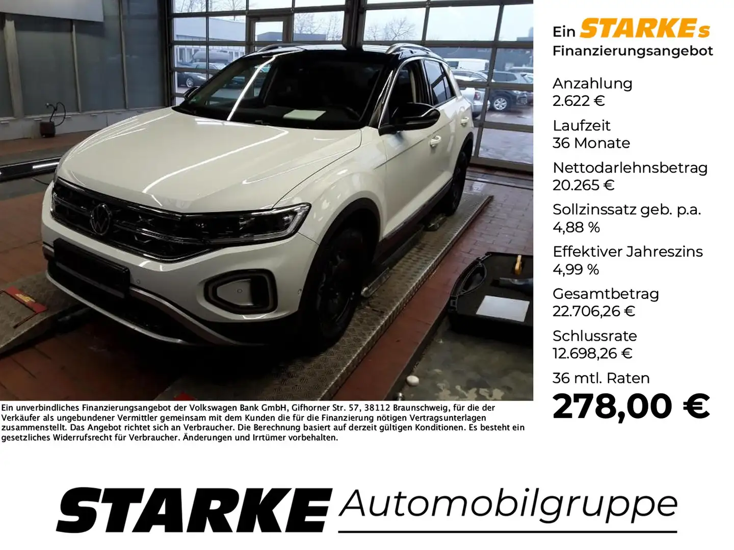 Volkswagen T-Roc 2.0 TDI Style Blanc - 1
