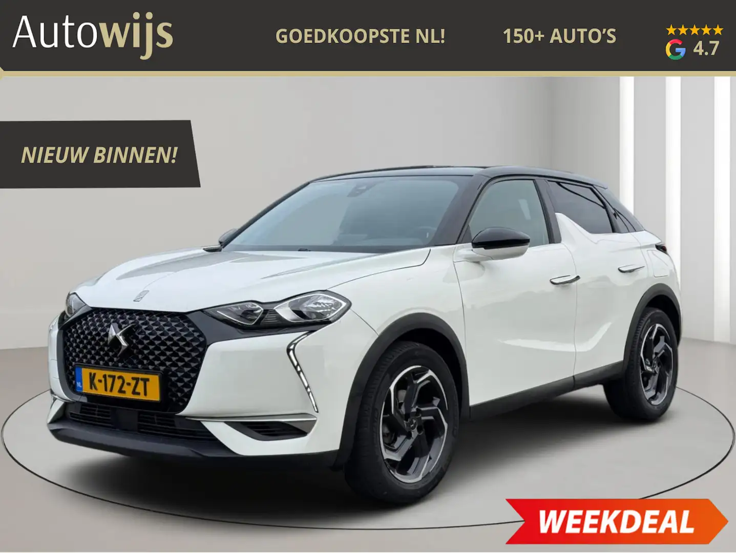 DS Automobiles DS 3 Crossback 1.2 PureTech Performance Line+|LM-VELG|PDC|GOED ON Wit - 1