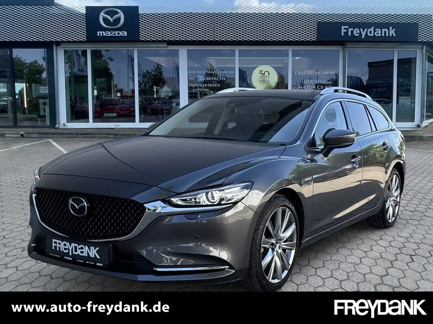 Mazda 6 Kombi 2.0L SKYACTIV G 165 EXCLUSIVE-LINE, Leder-Sc Серый - 1