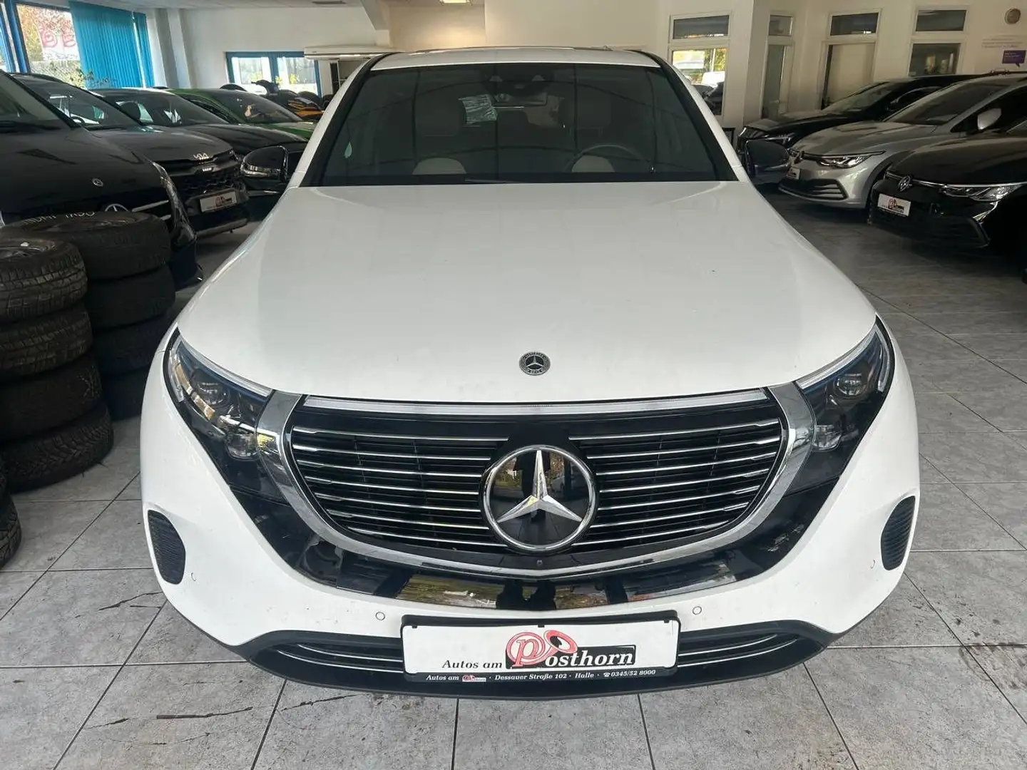 Mercedes-Benz EQC 400 400 4Matic LED Sitzh Virtual Cockpit Smartli Blanc - 2