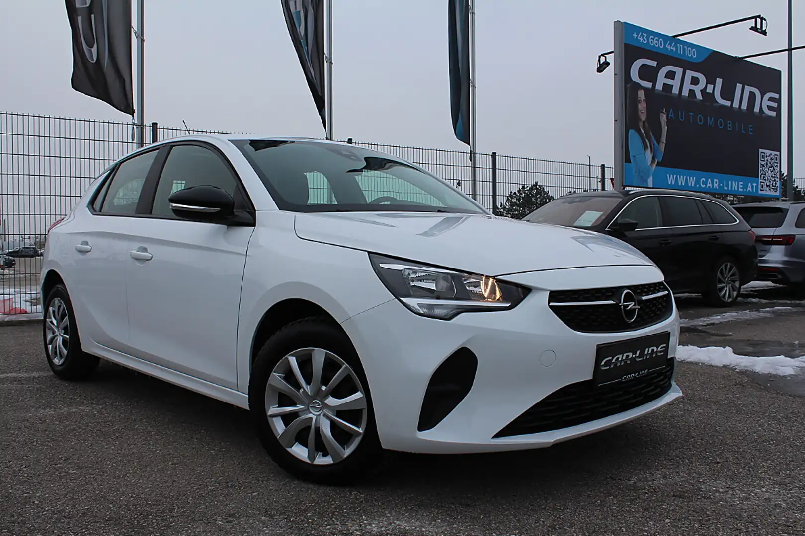 Opel Corsa 1,2 Edition RFK,Navi,Spurhalteassitent,Verkehrs... Blanc - 1