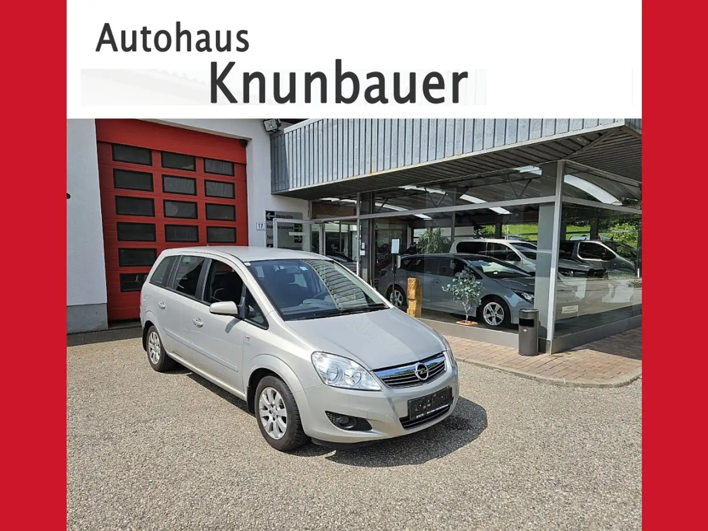 Opel Zafira 1,6 Edition Silber - 1
