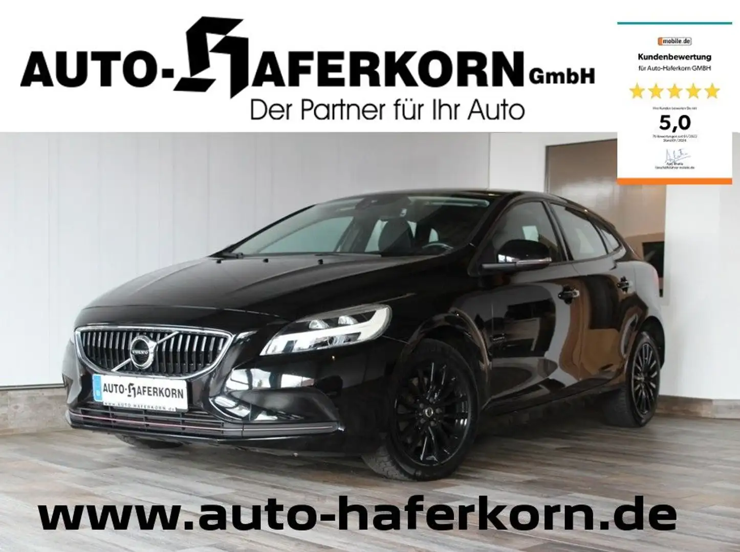 Volvo V40 2.0 Momentum 122 *SZHZG*NAVI*KLIMAAUTO*LED* Noir - 1