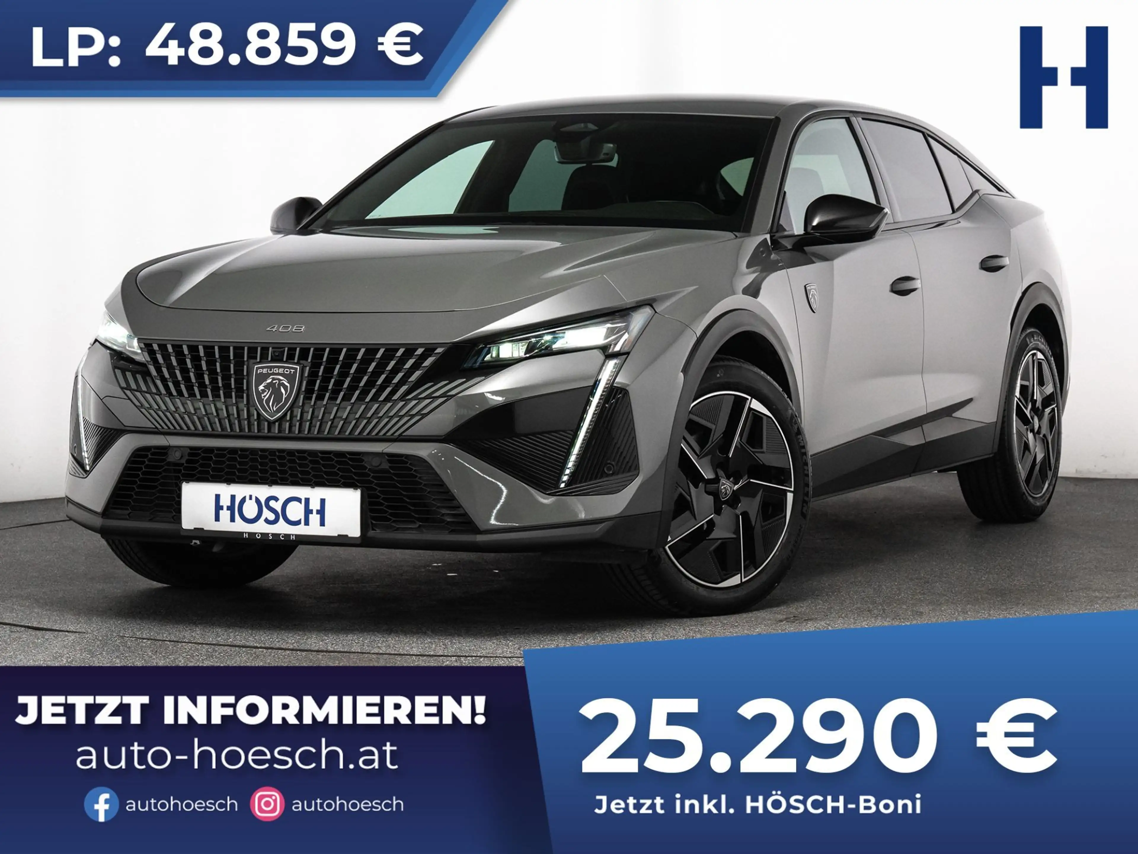 Peugeot 408 GT PureTech 130 Aut. 360° KOMFORT ASSISTENZ -46%