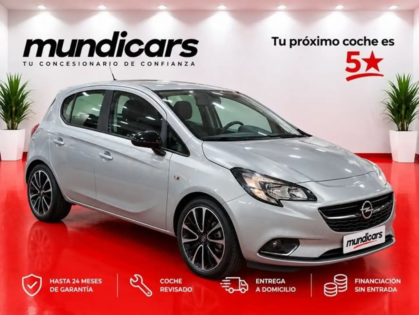 Opel Corsa 1.4 66kW (90CV) Design Line Plateado - 1