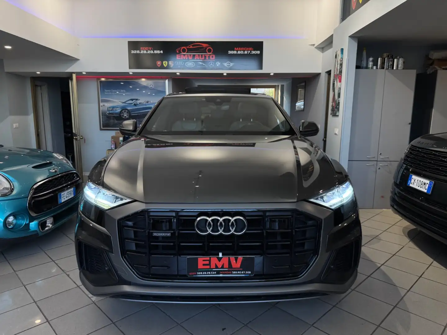 Audi Q8 50 TDI 286 CV tetto apribile Grau - 2