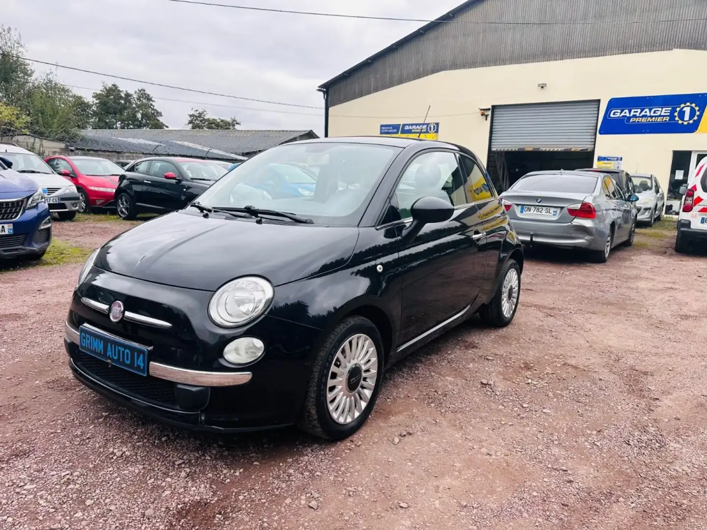 Fiat 500 Lounge 1.2 8V 69 ch S&amp;S Noir - 2