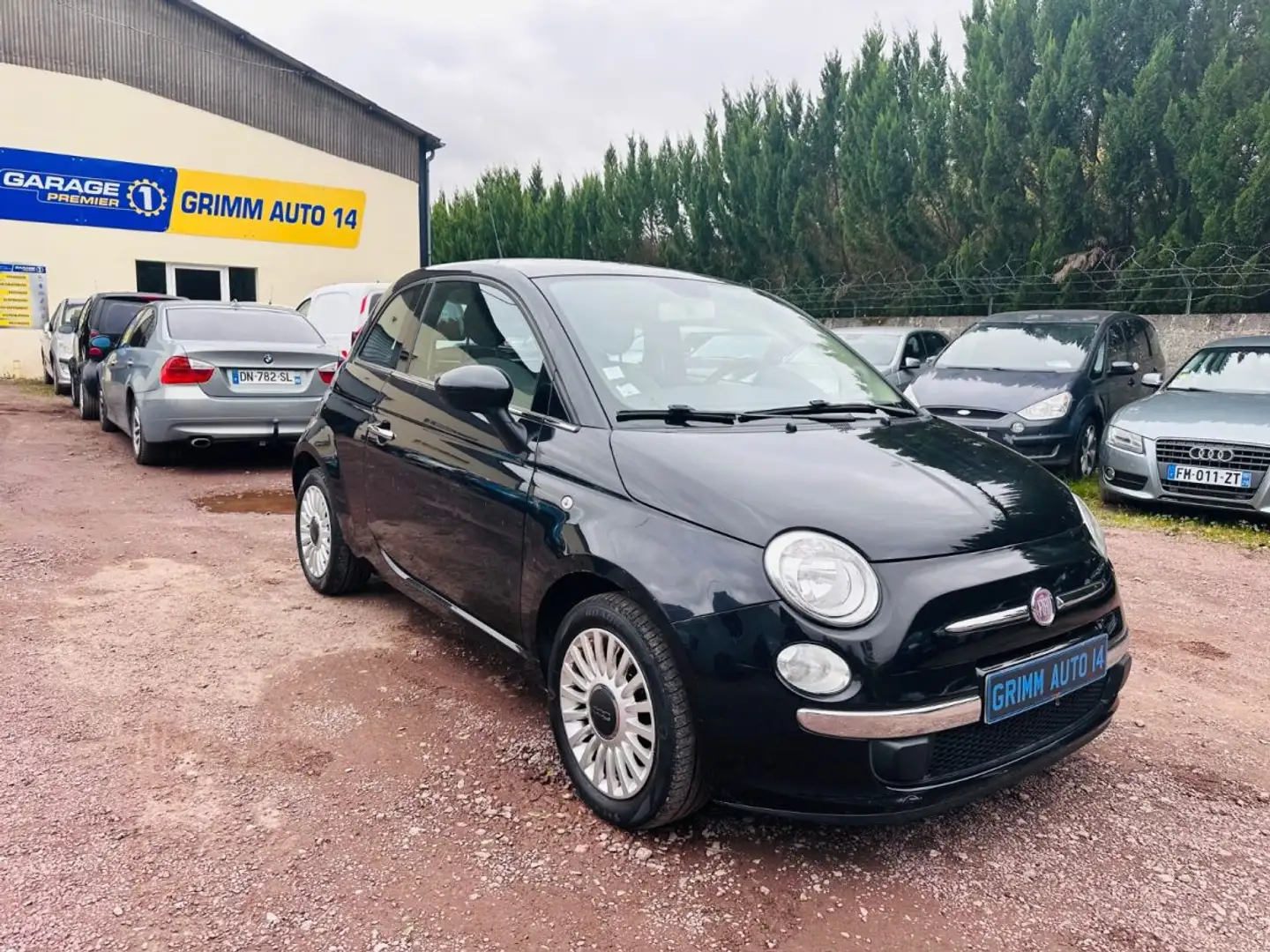 Fiat 500 Lounge 1.2 8V 69 ch S&amp;S Noir - 1