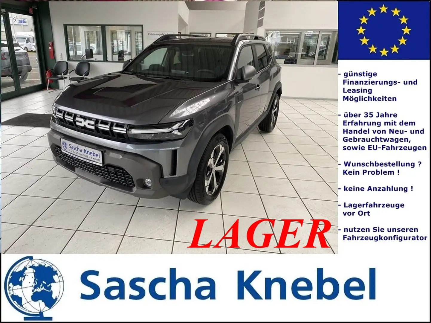 Dacia Duster 130 Journey AHK Navi SHZ Kamera PDC LAGER Gris - 1