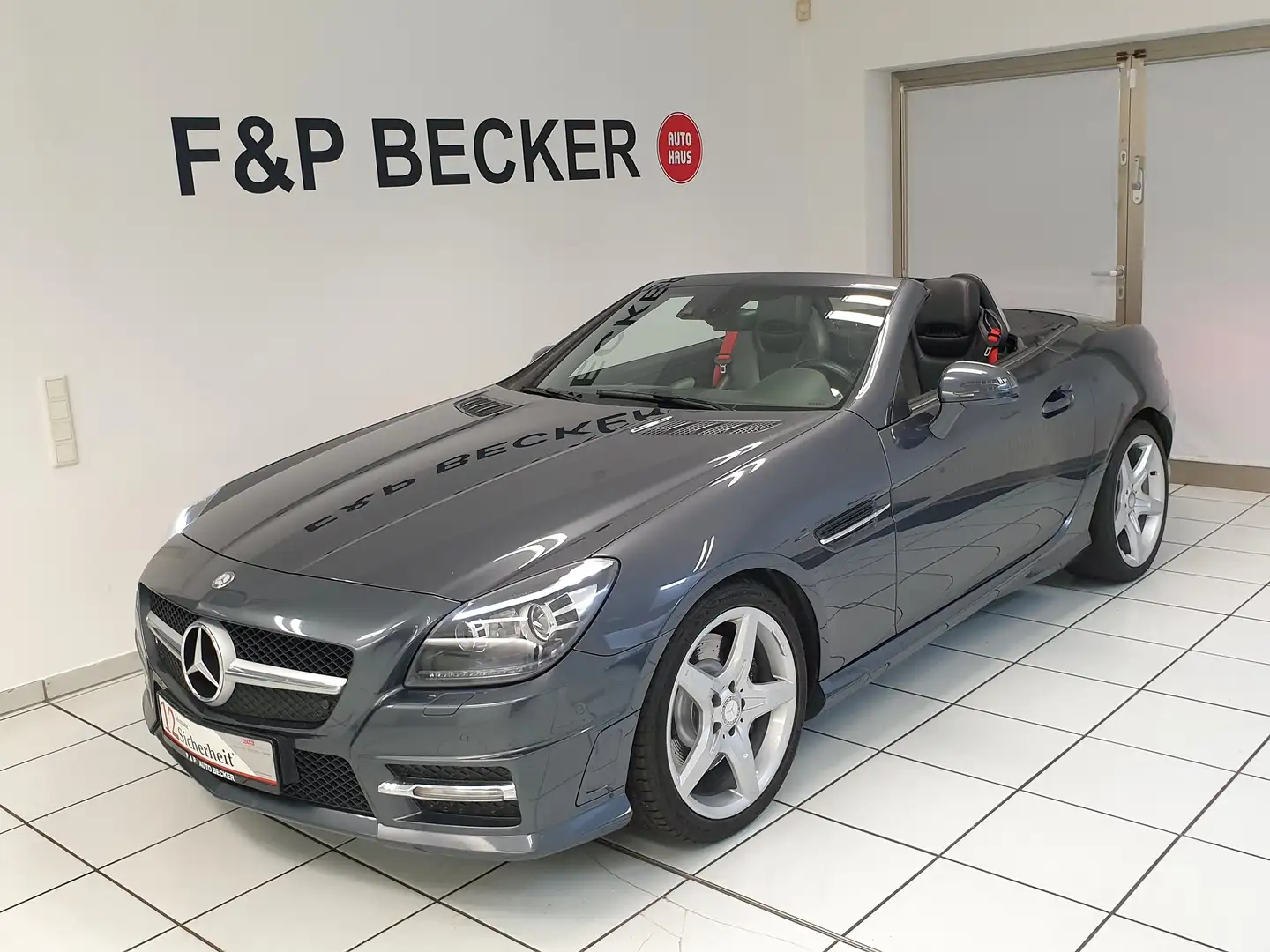 Mercedes-Benz SLK 350 (BlueEFFICIENCY) 7G-TRONIC AMG LINE PANO ILS H/K Gris - 1