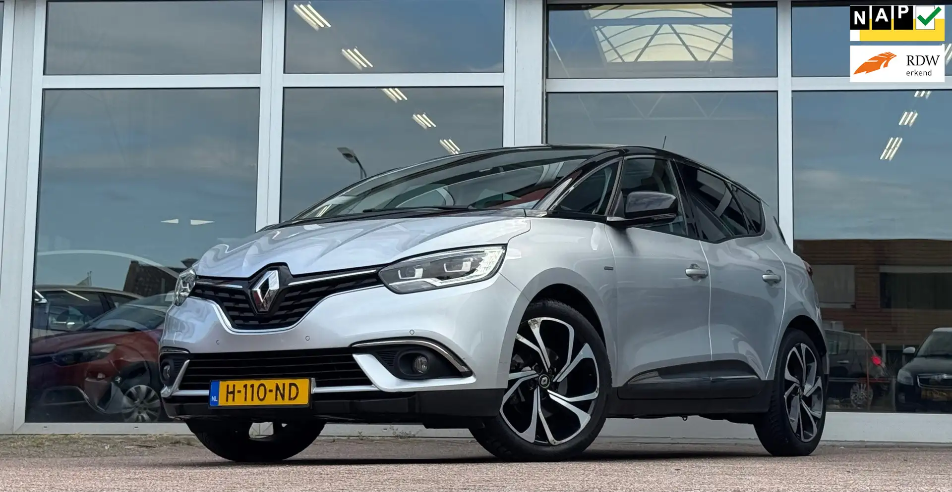 Renault Scenic 1.5 dCi Bose Trekhaak 20" Lm Leer/stof Led Mooi! Grijs - 1