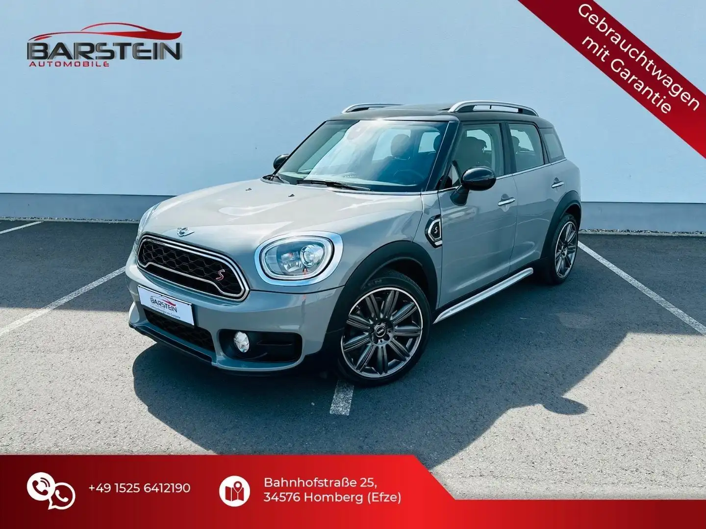 MINI Cooper SD Countryman LEDER/LED/PANO Gris - 2