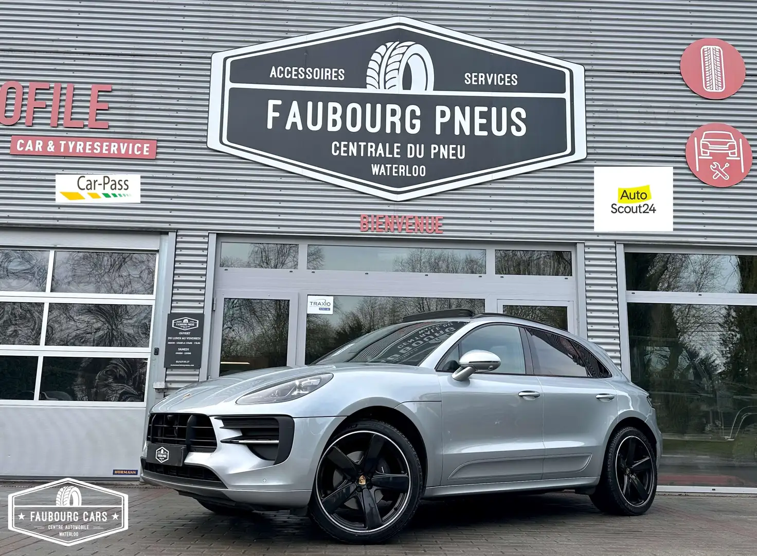 Porsche Macan *SPORT-DESIGN*360CAMERA*CARBON*FULL-CUIR-OPTI* Gris - 1