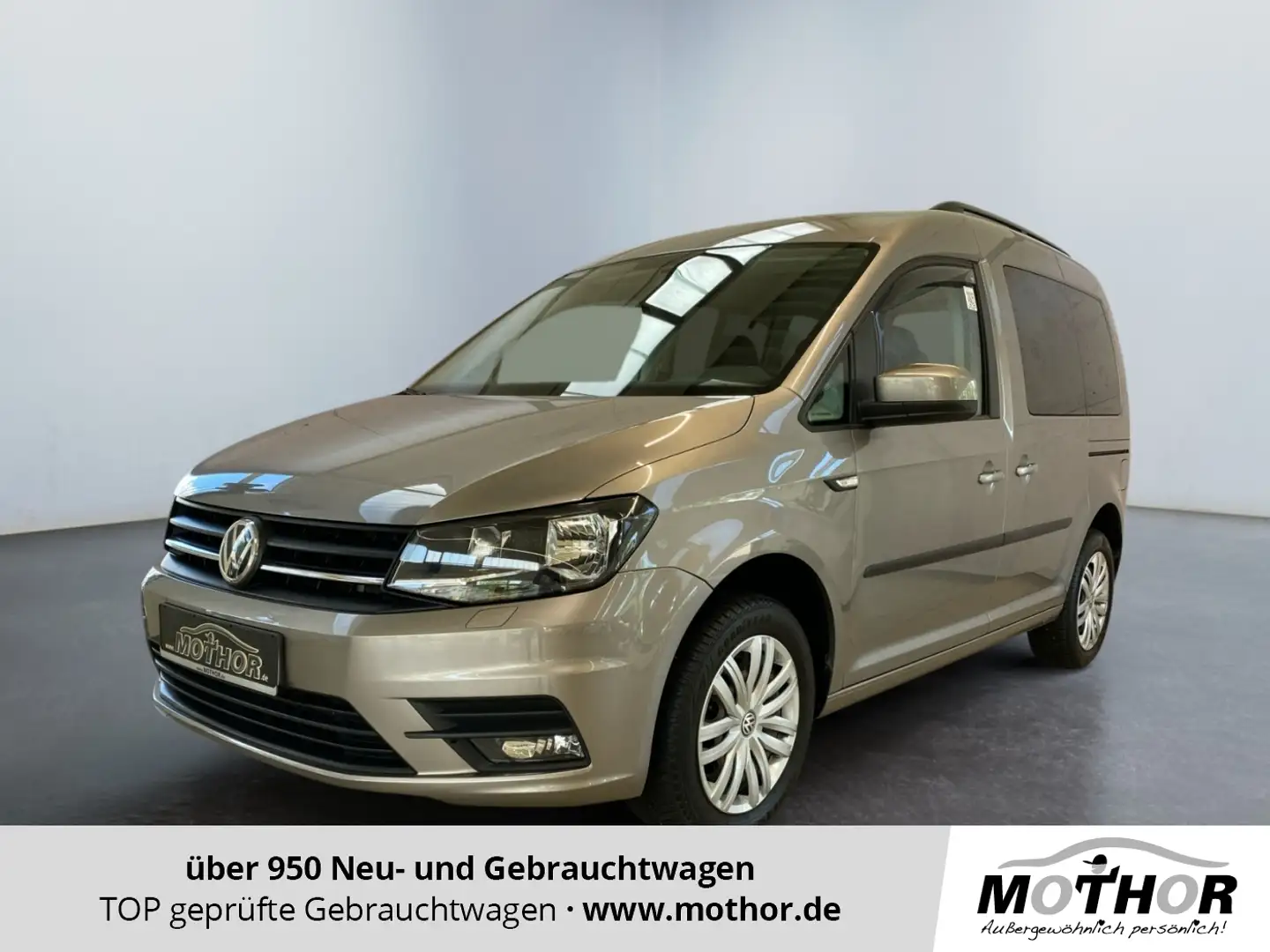 Volkswagen Caddy 2.0 TDI Standheizung NAVI Einparkhilfe Beżowy - 1