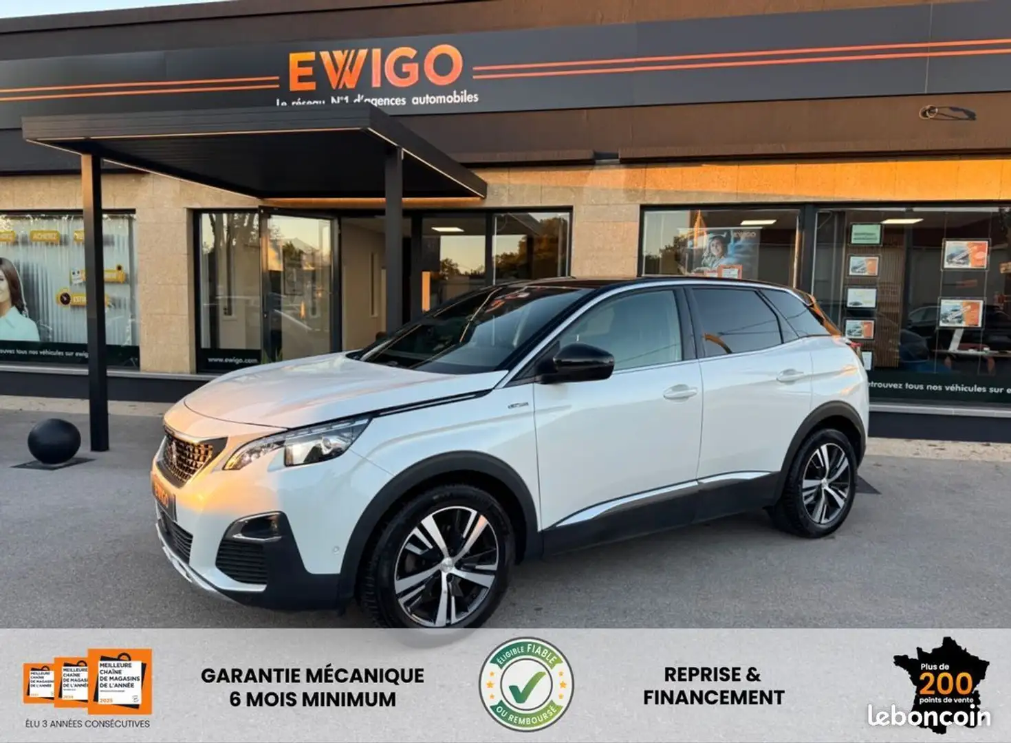 Peugeot 3008 generation-ii 1.5 bluehdi 130ch gt line start-stop Weiß - 1