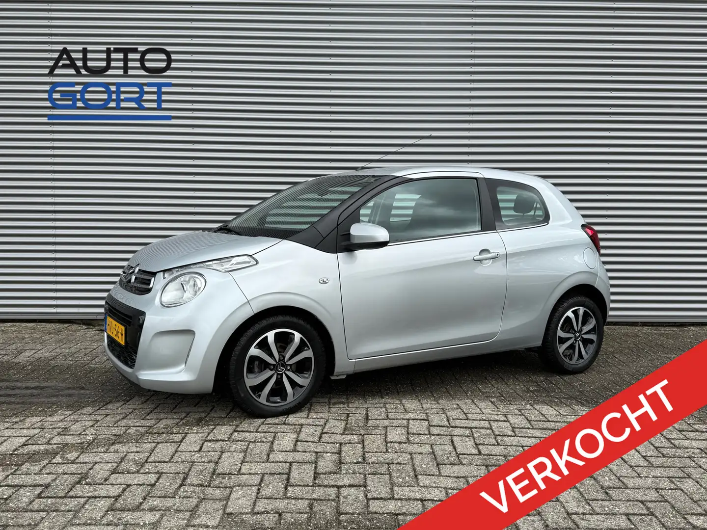 Citroen C1 1.2 82pk hine | Lederen bekleding | Airco | Alu ve Grijs - 1