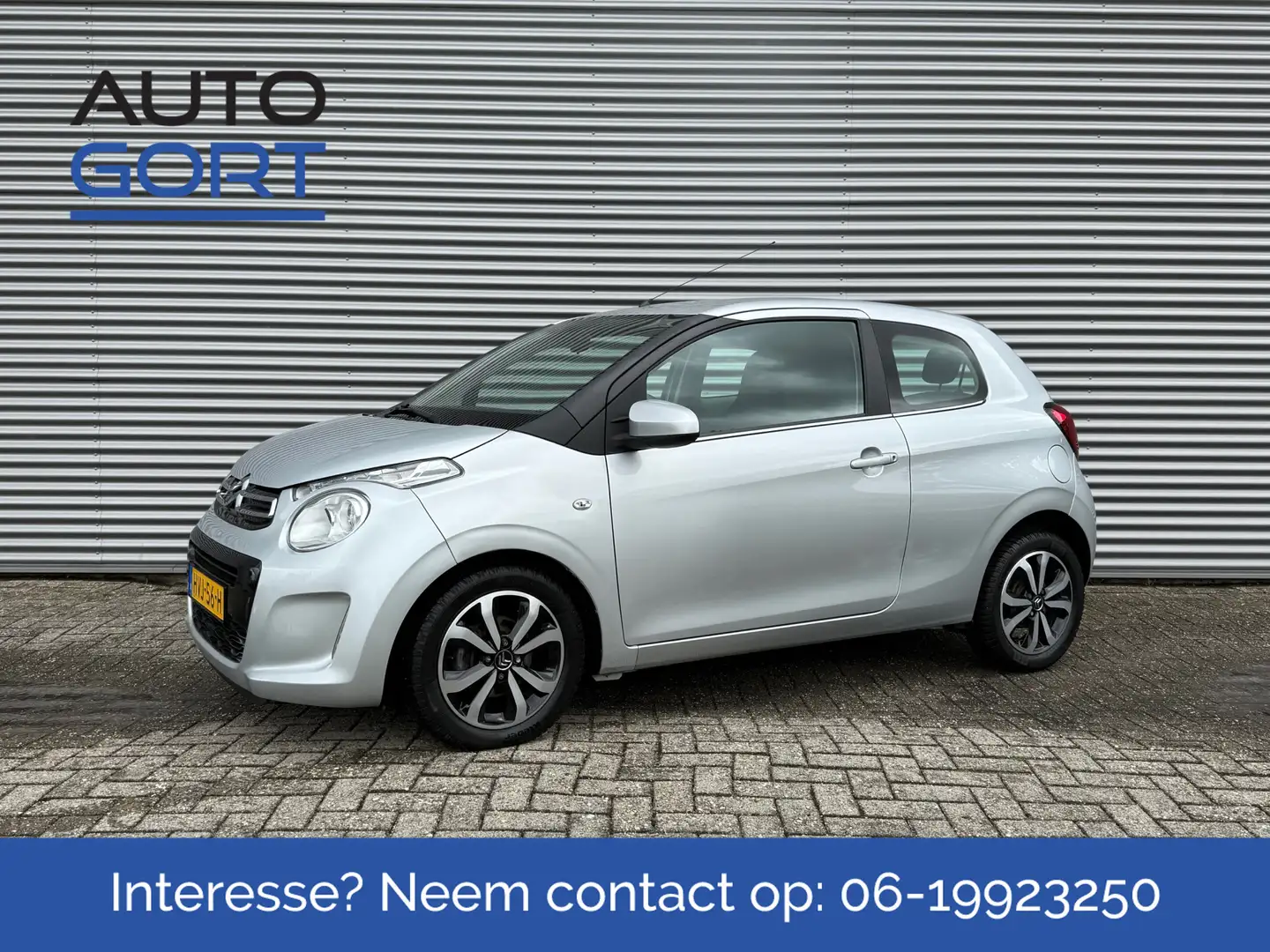 Citroen C1 1.2 82pk hine | Lederen bekleding | Airco | Alu ve Grijs - 1
