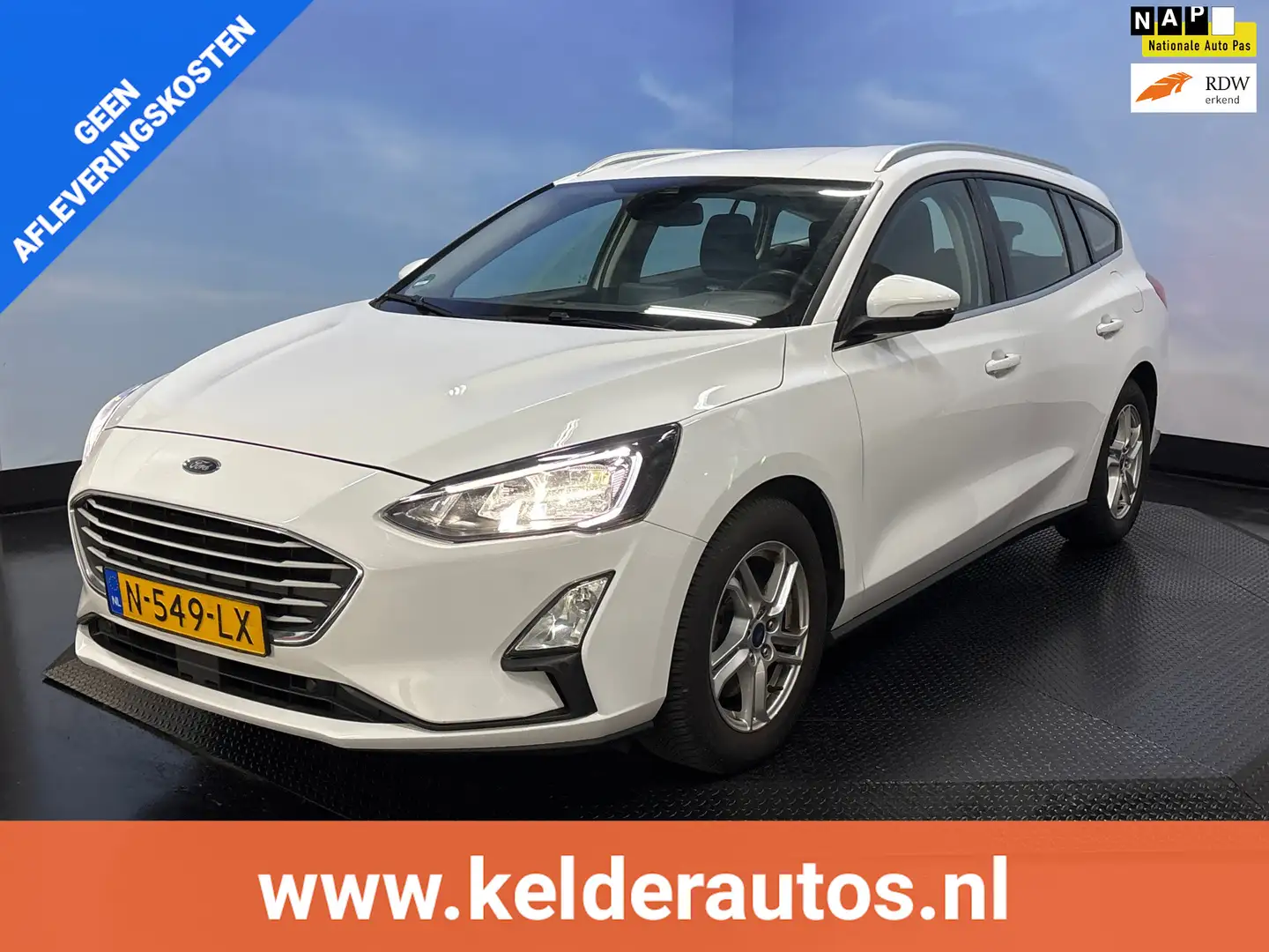 Ford Focus Wagon 1.0 EcoBoost Trend Edition Business Trekhaak Blanc - 1