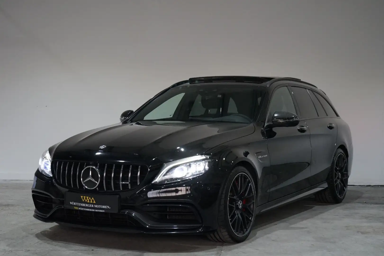 Mercedes-Benz C 63 AMG S T*PANO*HuD*CARBON*MEMORY*360°*BURM* Schwarz - 1