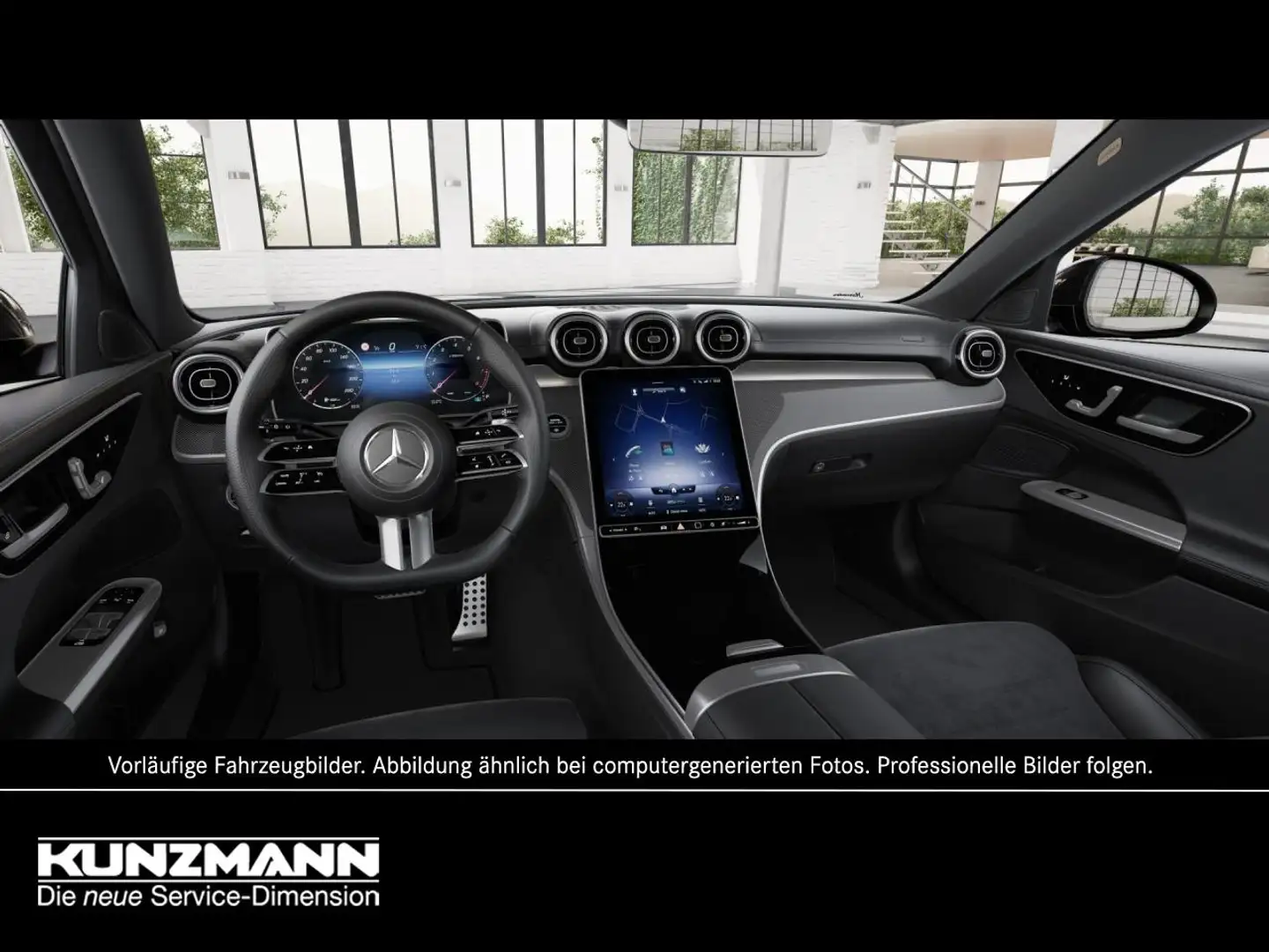 Mercedes-Benz C 200 T AMG Night Navi Panorama Memory 360° Negro - 2