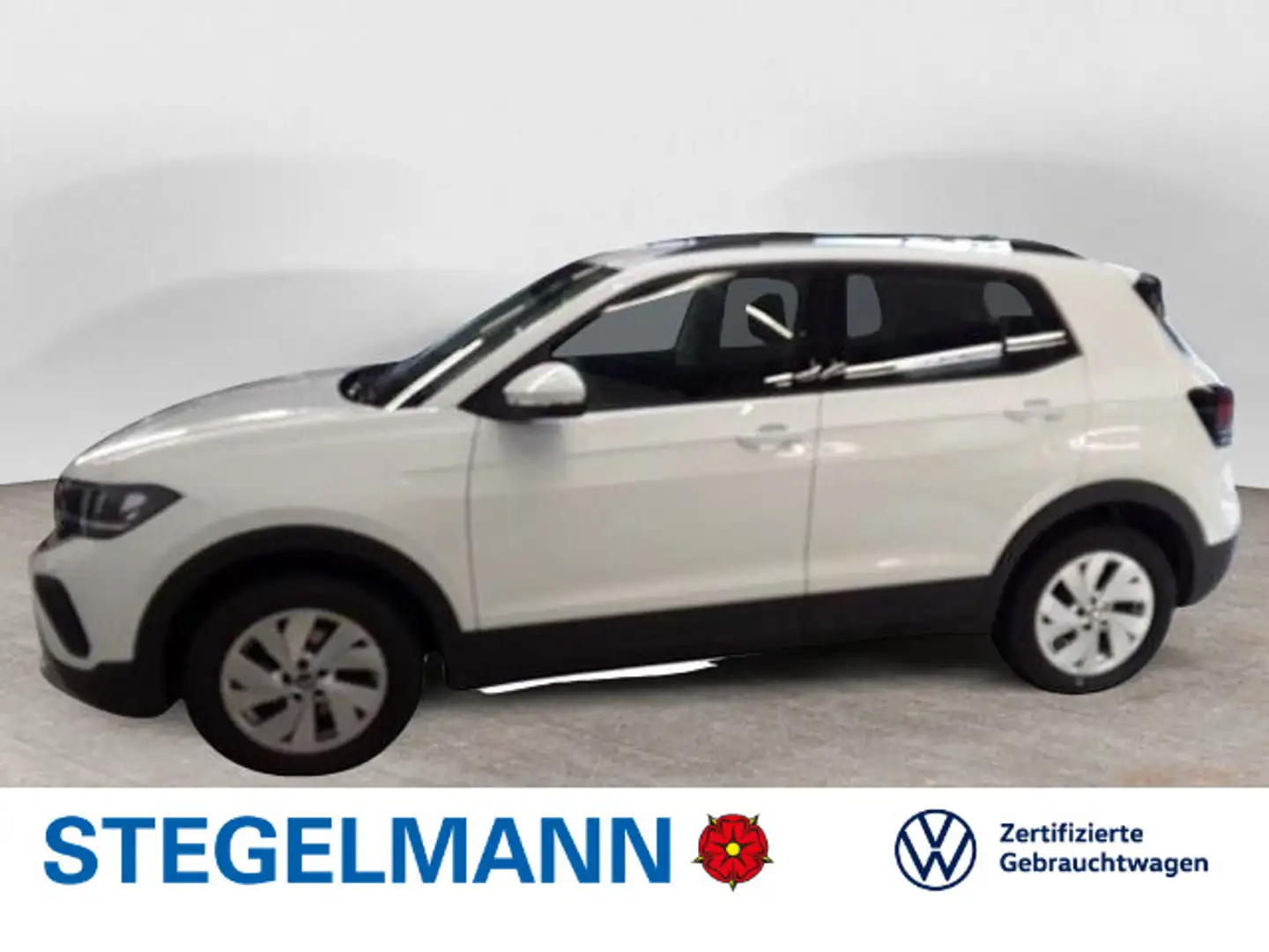 Volkswagen T-Cross 1.0 TSI Life *LED*App-Connect*+3J. Garan Weiß - 1
