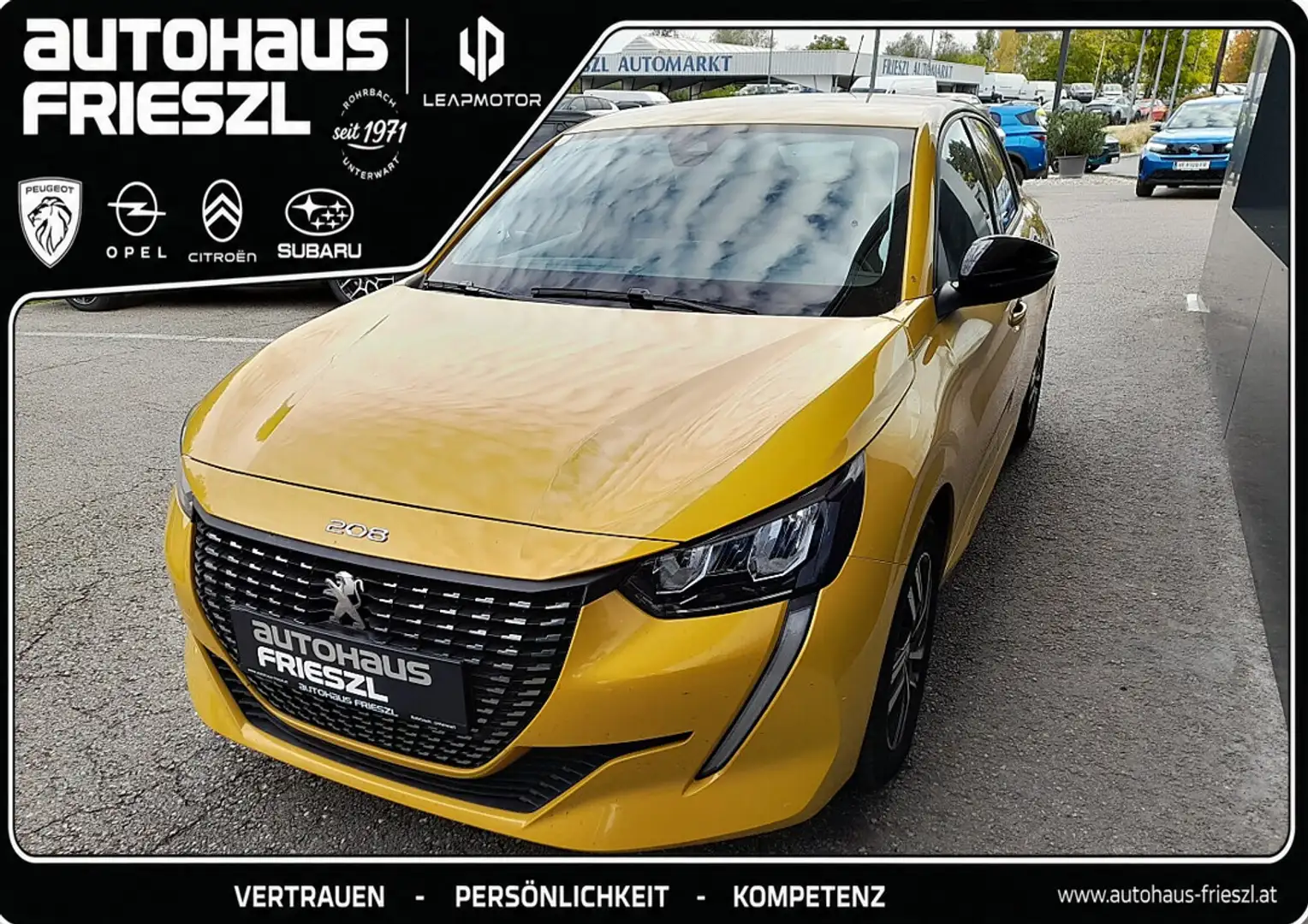 Peugeot 208 1.5 BlueHDi 100 Allure (EURO 6d) Gelb - 1