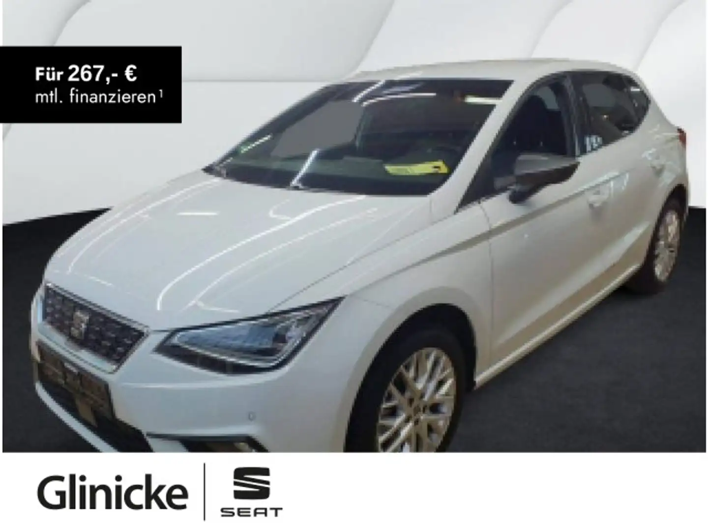 SEAT Ibiza Xcellence 1.0 TSI RFK, FULL LINK, SHZ Blanc - 1
