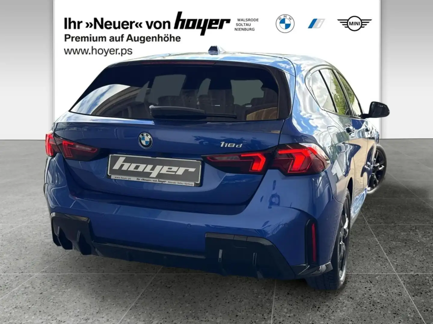BMW 118 d Hatch M Sportpaket DAB LED Pano.Dach RFK Blau - 2