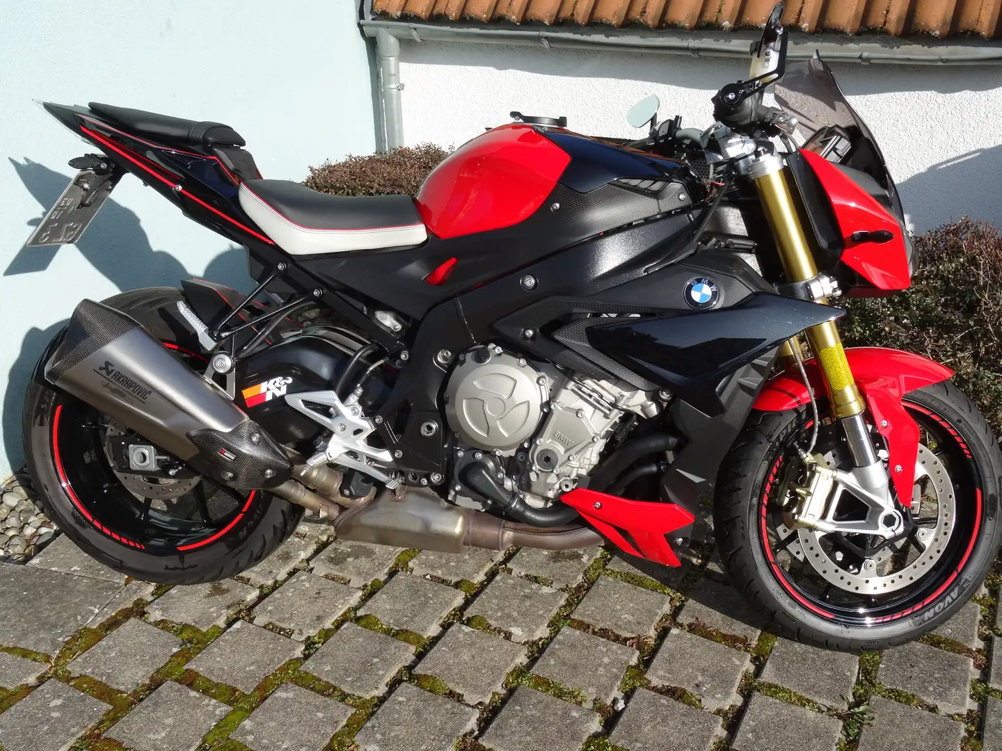 BMW S 1000 R 2 Pakete Top Zustand Roşu - 1