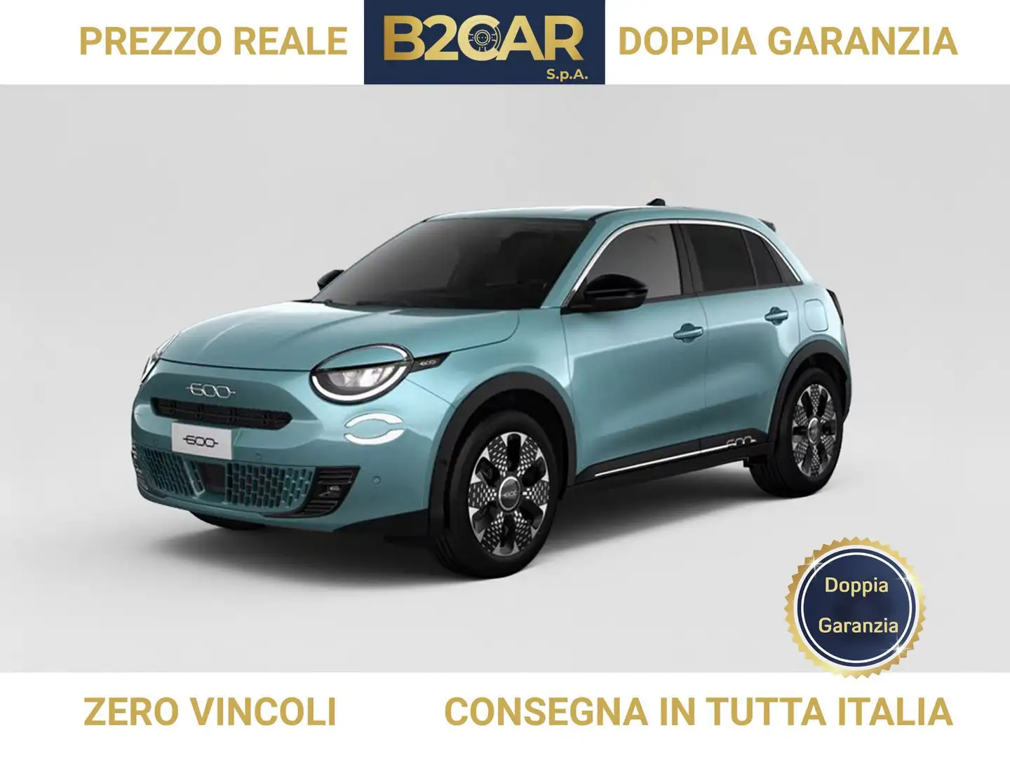 Fiat 600 600 Hybrid 110 CV DCT MHEV La Prima II Bleu - 1