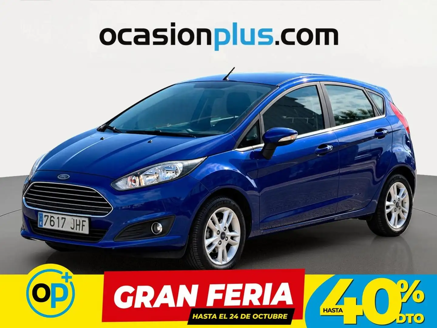Ford Fiesta 1.0 EcoBoost Trend Azul - 1