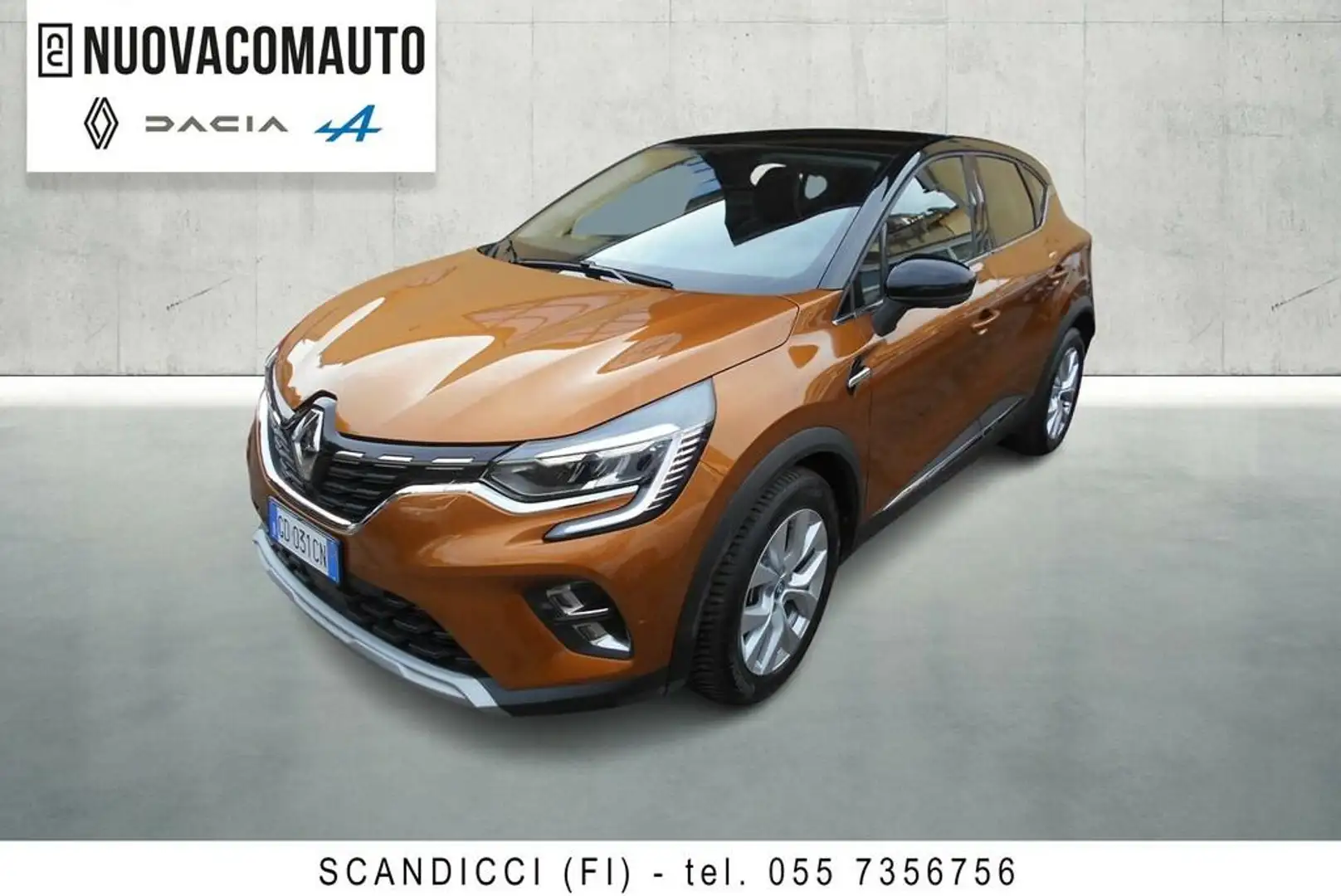 Renault Captur 1.6 plug-in hybrid Intens E-Tech 160cv auto Arancione - 1