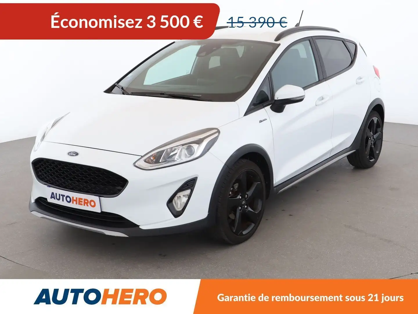 Ford Fiesta 1.0 EcoBoost mHEV Active X Blanc - 1