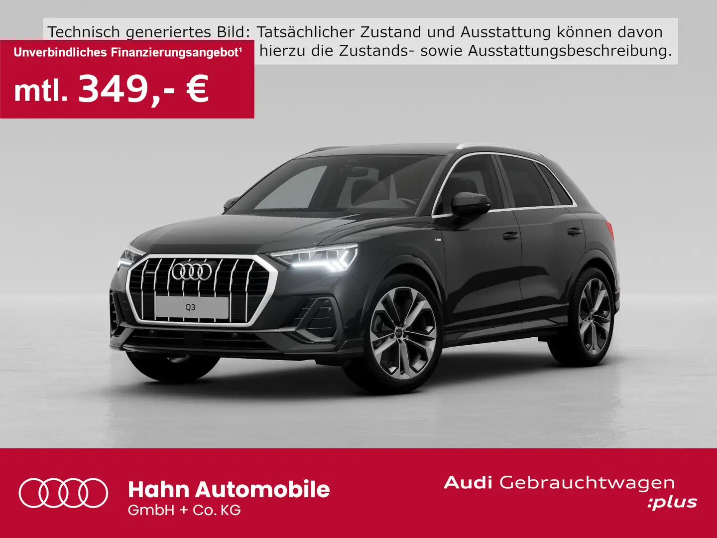 Audi Q3 40 TFSI quattro S-tronic S line AHK Matrix Schwarz - 1