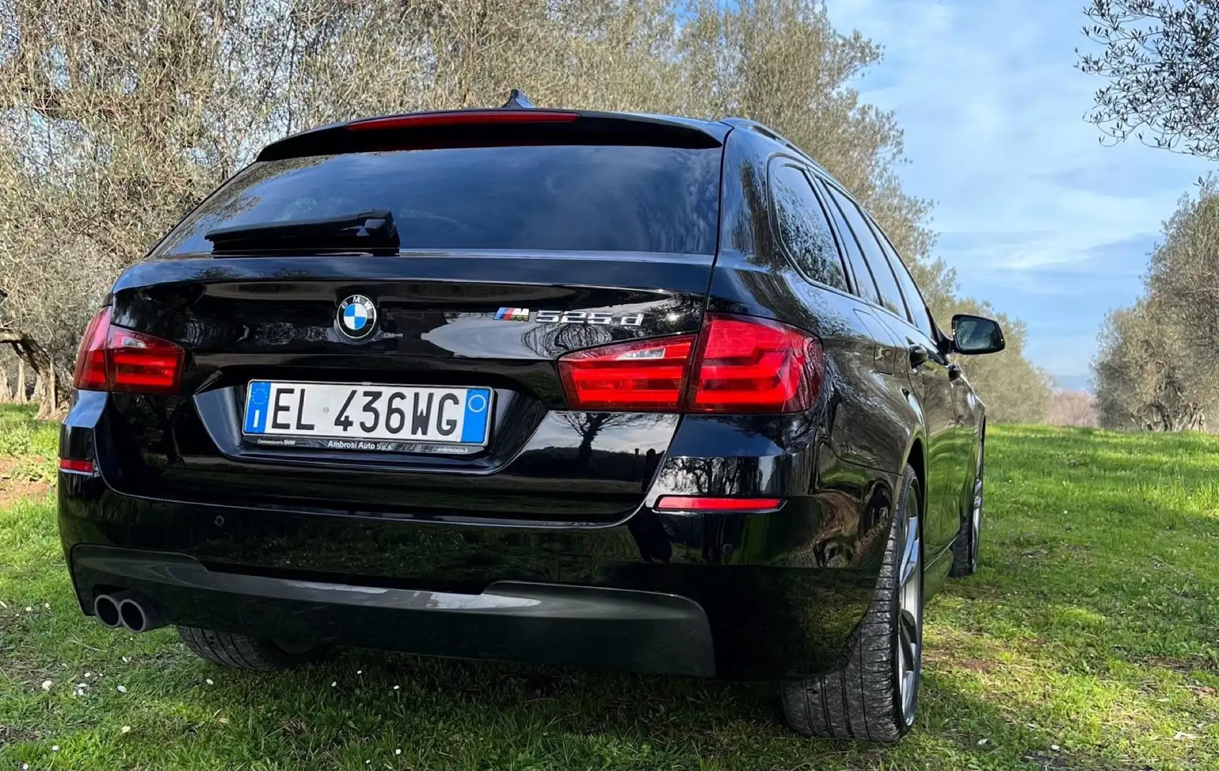 BMW 525 525tds Touring allestimento “Msport” Xdrive Zwart - 2