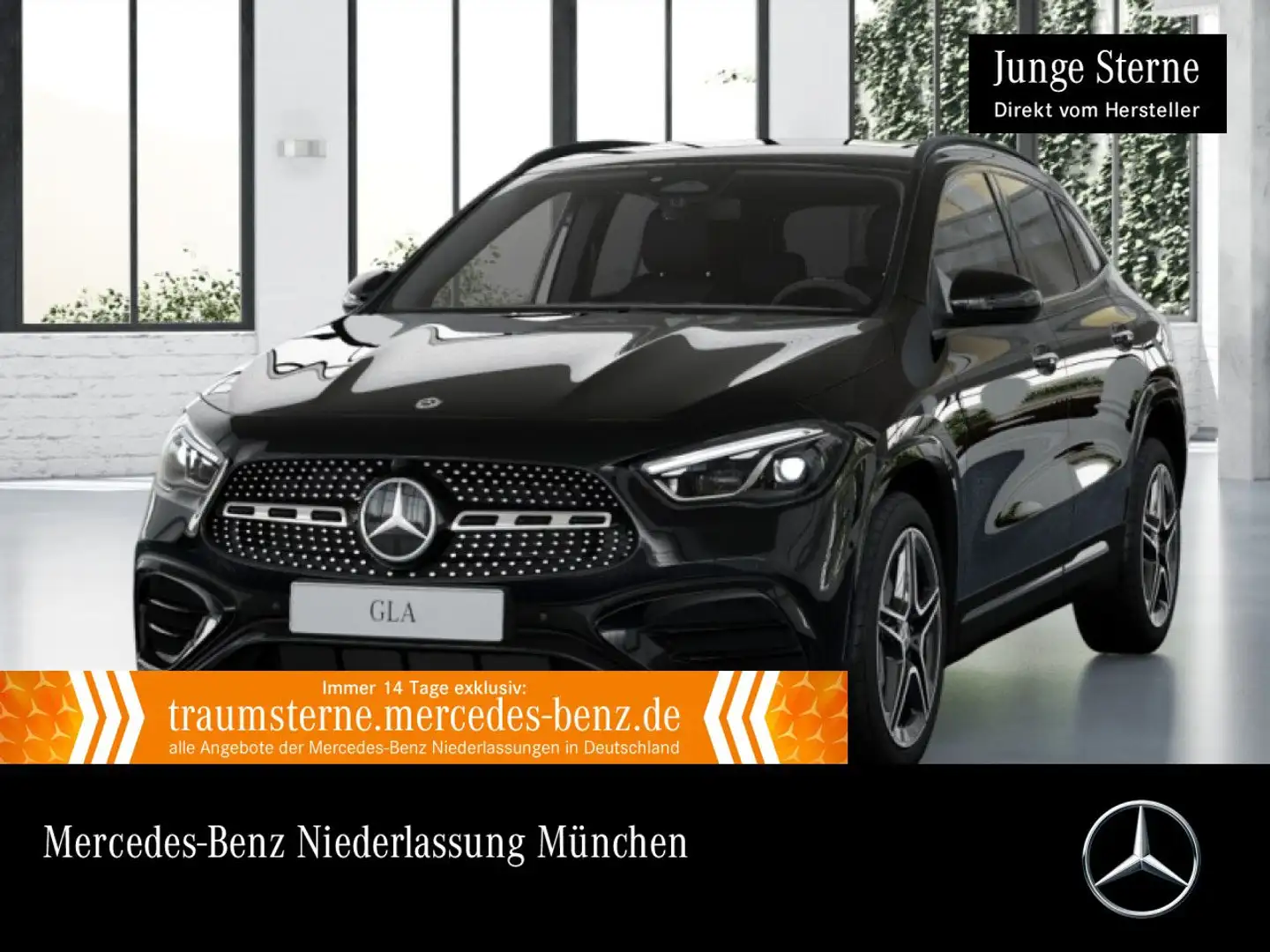 Mercedes-Benz GLA 200 AMG+NIGHT+MULTIBEAM+KAMERA+TOTW+KEYLESS+7G Schwarz - 1