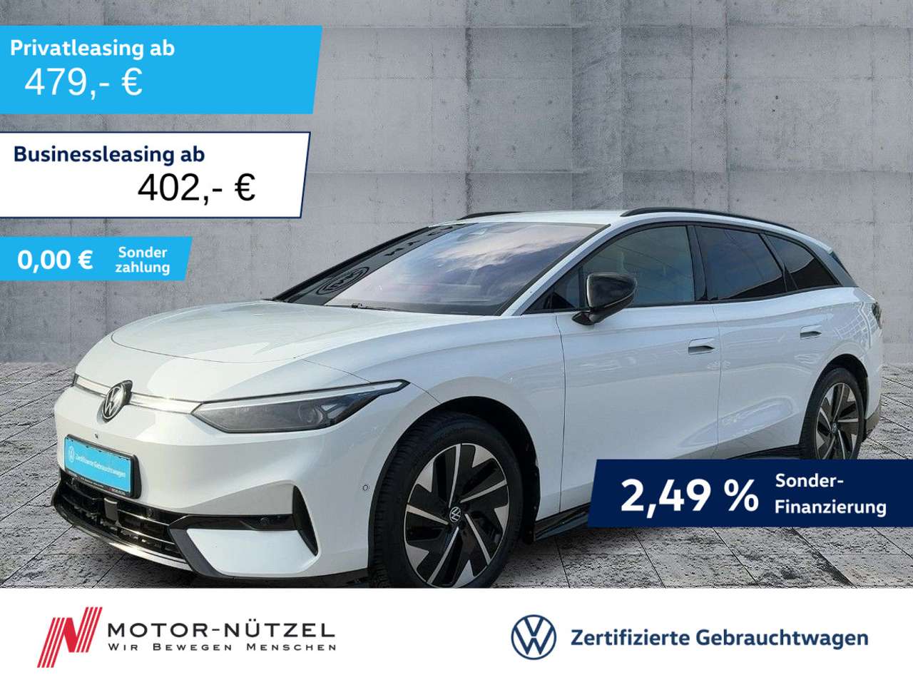 Volkswagen ID.7 — Volkswagen ID.7 Tourer PRO MATRIX+NAV+AHK+ACC+WäPu+HuD+19Z