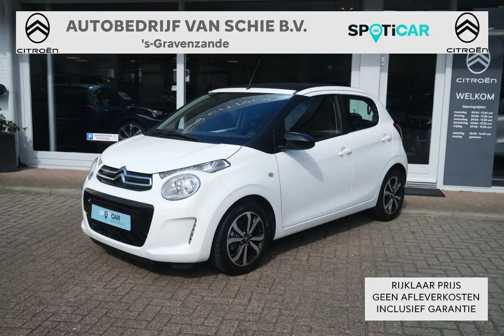 Citroen C1 VTi 72 Airscape Shine Open dak | Carplay Android A Wit - 1