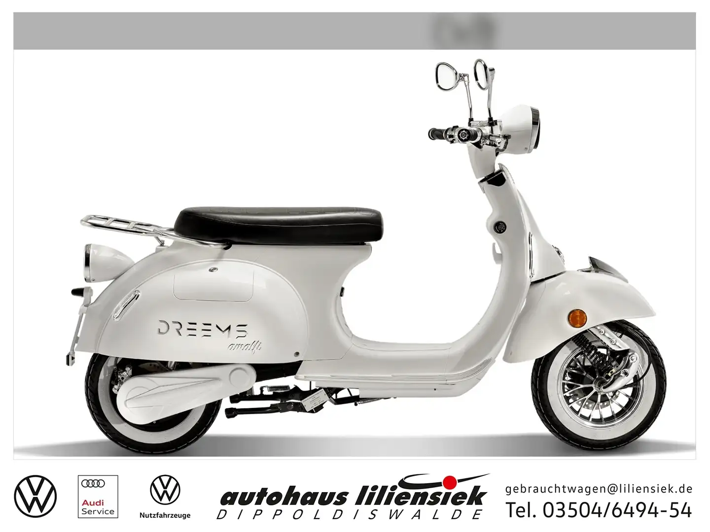 Dreems Amalfi e-Roller *Topcase* Blanco - 1