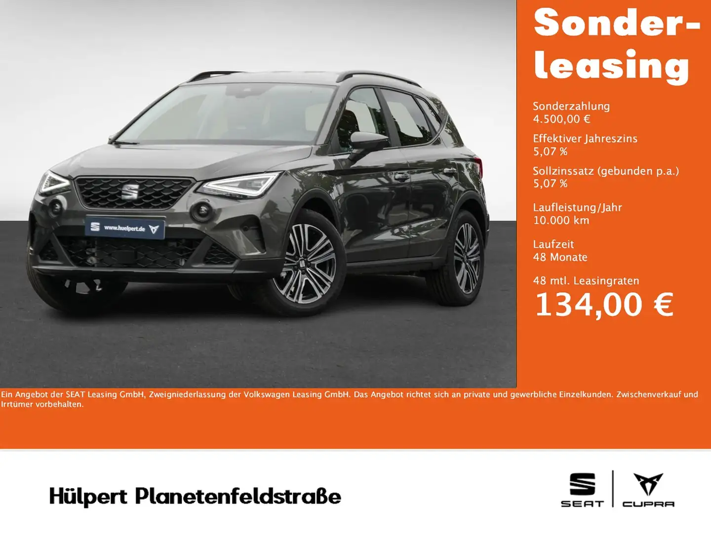 SEAT Arona 1.0 ROAD EDITION DSG PDC RFK SHZ VOLL-LED Gris - 1