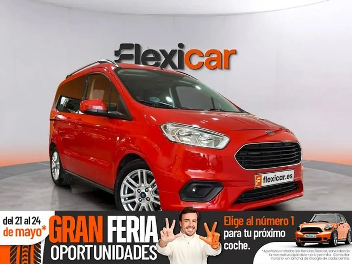 Ford Tourneo Courier 1.0 Ecoboost Trend Rojo - 1