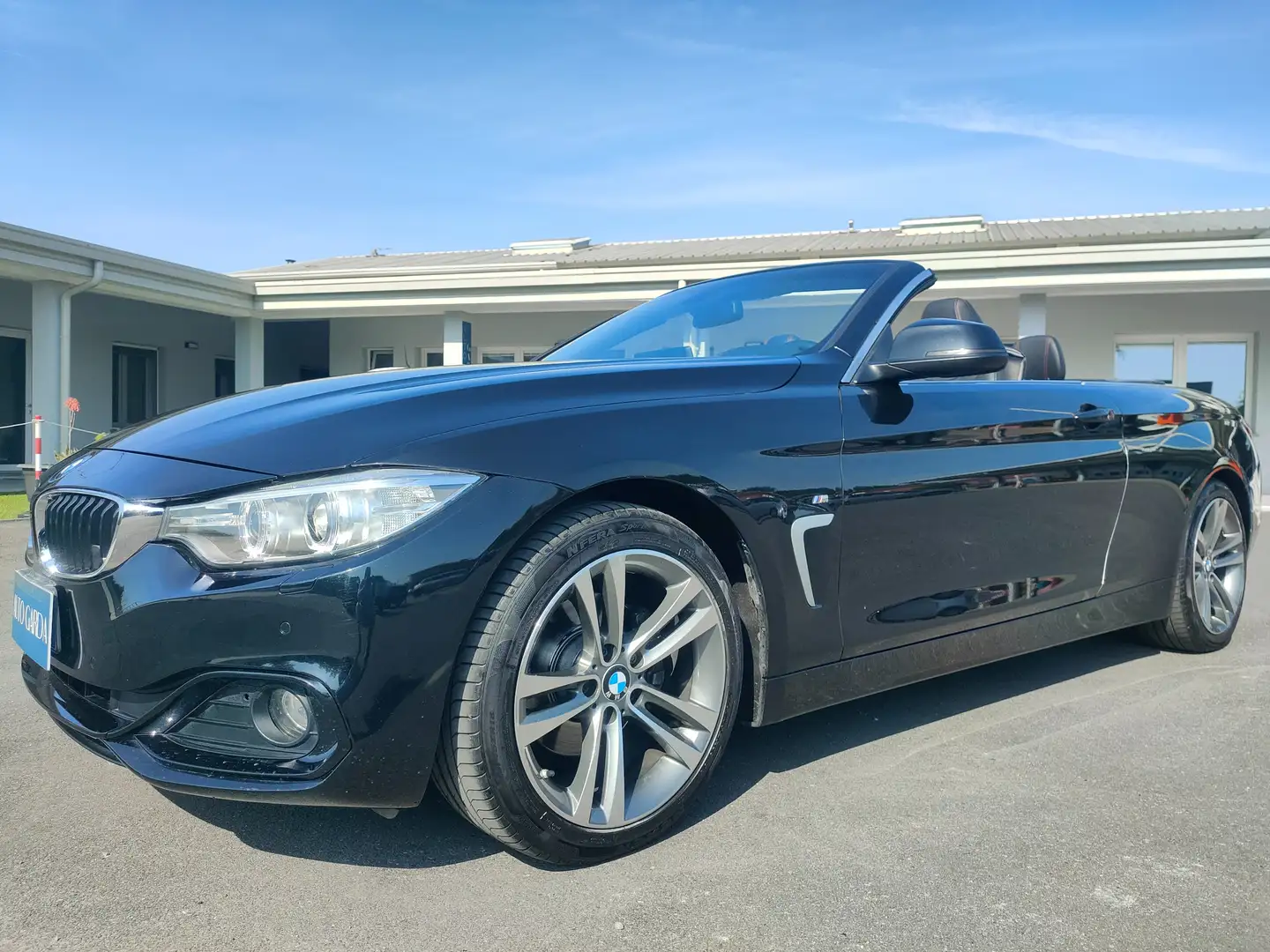 BMW 420 d Cabrio Sport 184cv auto Zwart - 1