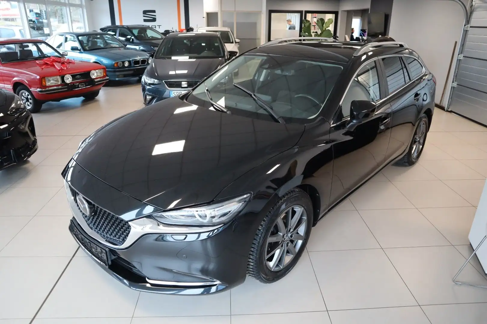 Mazda 6 Kombi Exclusive-Line/LED/KLIMA/NAVI/DAB Negro - 2