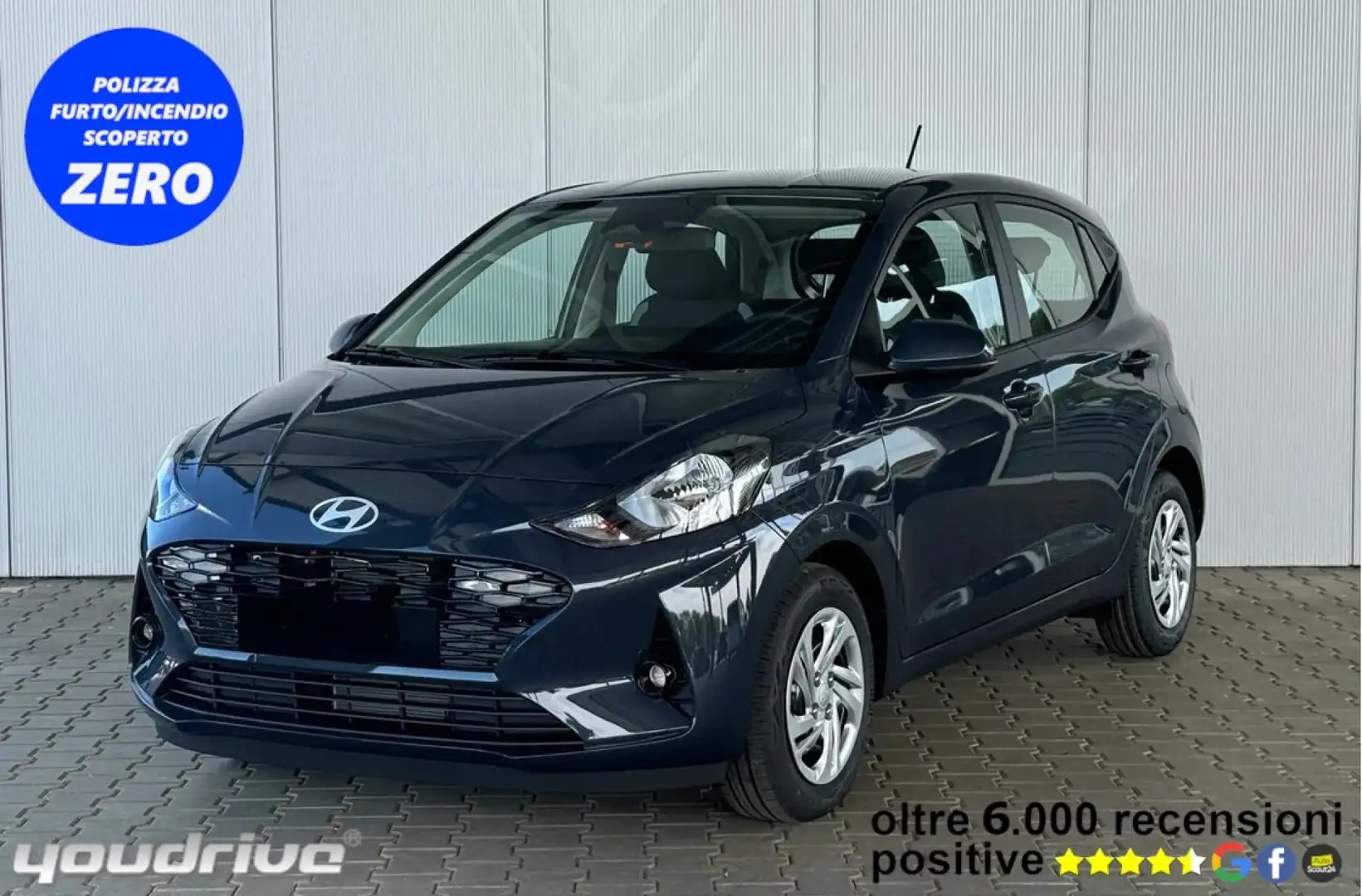 Hyundai i10 1.0 MPI 67 CV KM0 Grigio - 1
